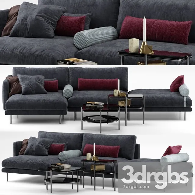 Mies Sofa 3D Model Download