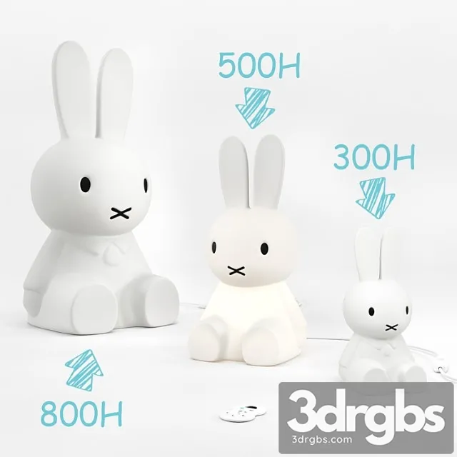 Miffy lamp 3D Model Download Miffy lamp 3D Model Download