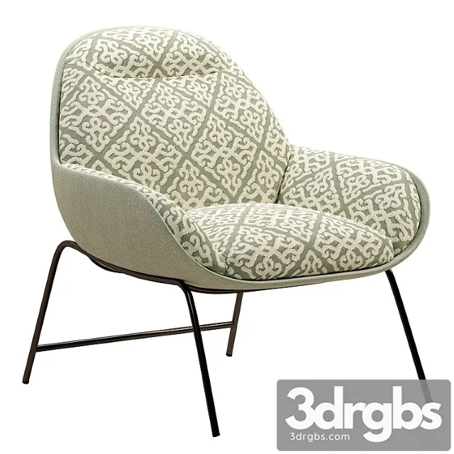 Mii Occasional Lounge Chair 2 3D Model Download Mii Occasional Lounge Chair 2 3D Model Download