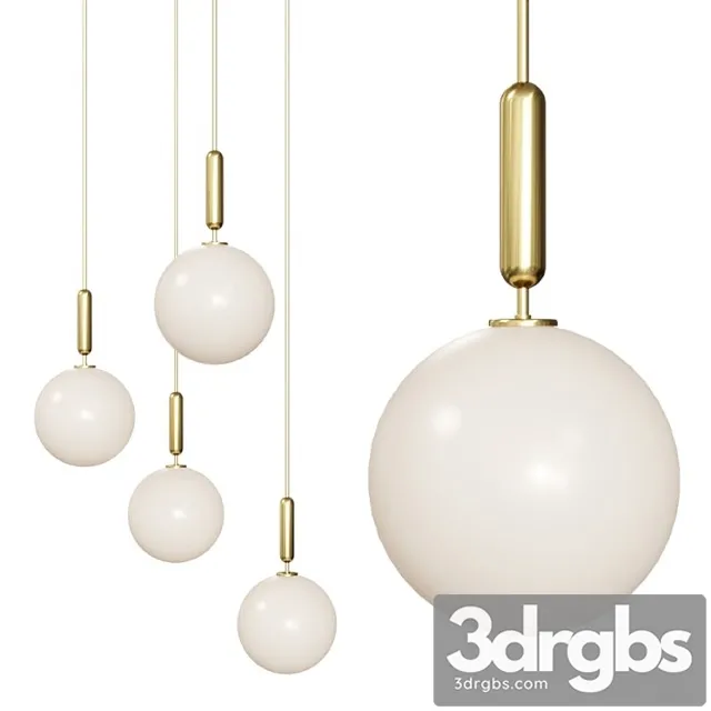 Miira 1 large opal by nuura sofie refer brass 3D Model Download Miira 1 large opal by nuura sofie refer brass 3D Model Download