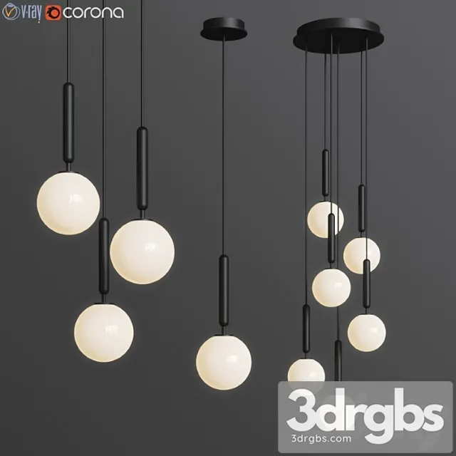 Miira nuura pendant & chandelier light 3D Model Download Miira nuura pendant & chandelier light 3D Model Download