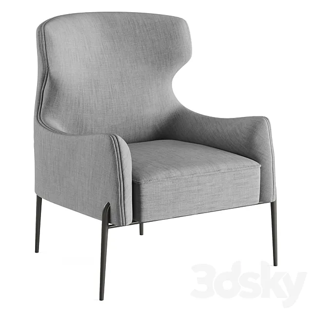 Mikel Whelch Curve Chair 3DModel