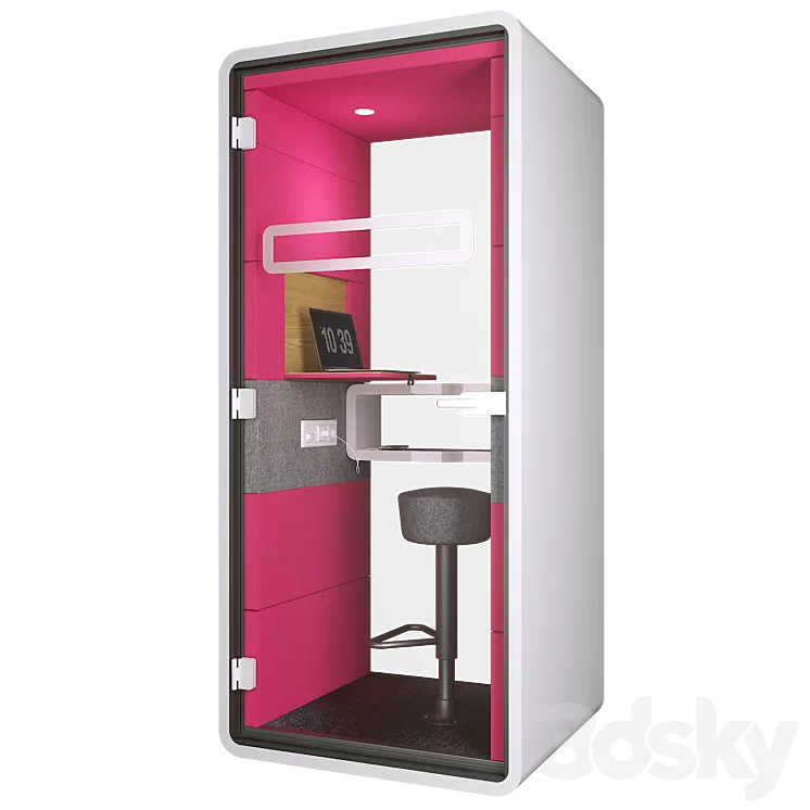 Mikomax Smart Office | HUSH PHONE 3D Model Free Download