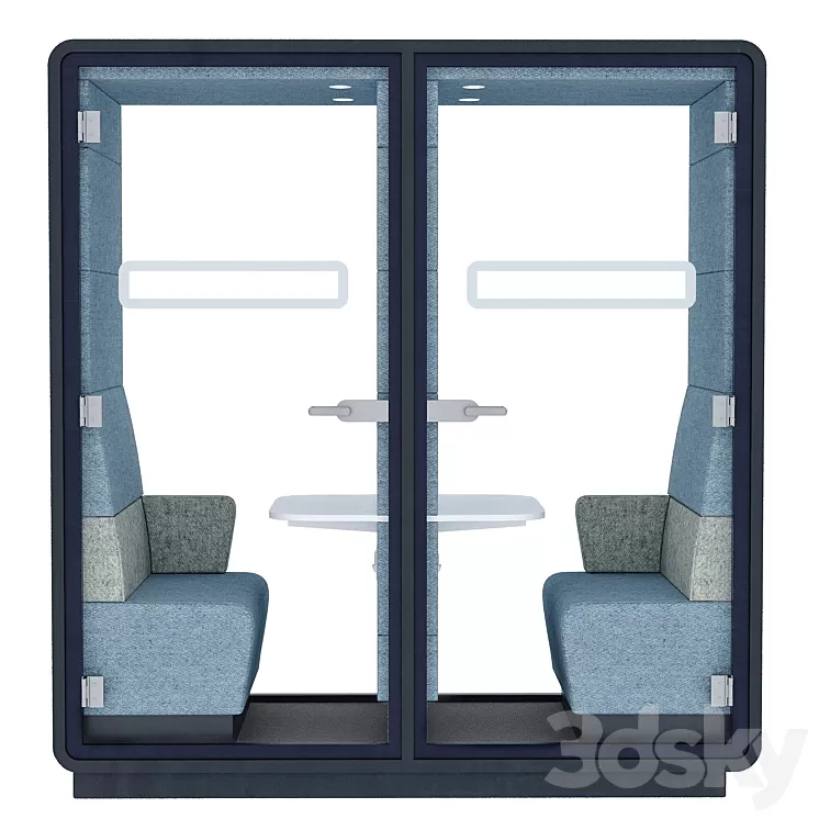 Mikomax Smart Office | HUSH TWIN 3D Model Free Download