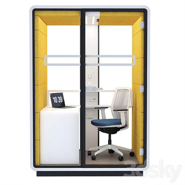 Mikomax Smart Office | HUSH WORK 3D Model Free Download