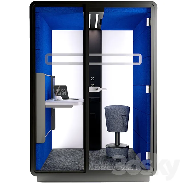 Mikomax Smart Office | HUSH WORK Sit&Stand 3D Model Mikomax Smart Office | HUSH WORK Sit&Stand 3D Model