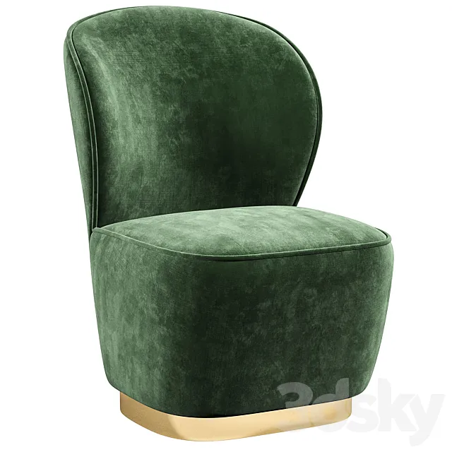 Milan armchair 3D Model Milan armchair 3D Model