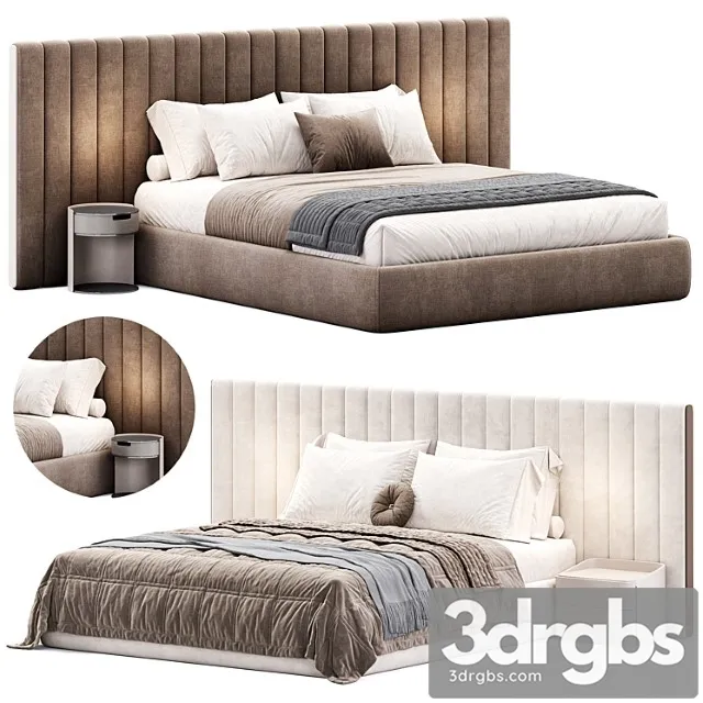 Milan Bed By Stylishclub 3 3D Model Download