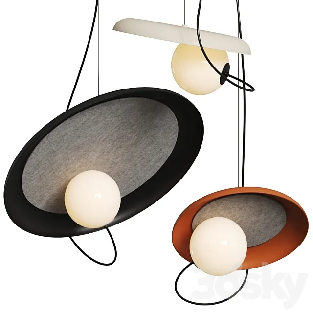 Milan Iluminacion Wire Pendant Lamps 3DModel
