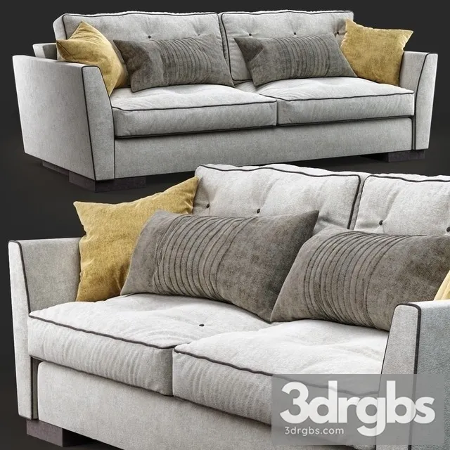 Milan Sofa 3D Model Download