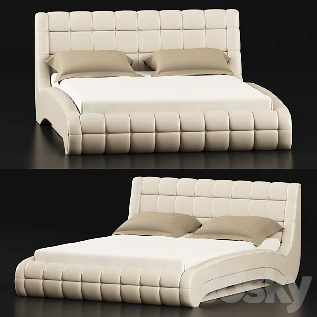 Milano bed 3D Model