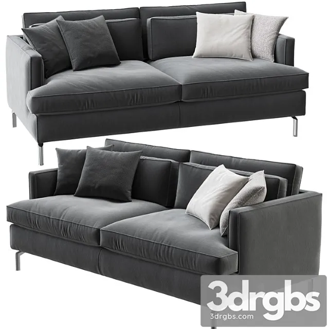 Milano bedding dave sofa 2 3D Model Download