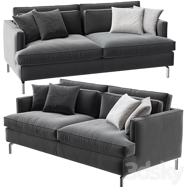 MILANO BEDDING DAVE sofa 3D Model MILANO BEDDING DAVE sofa 3D Model