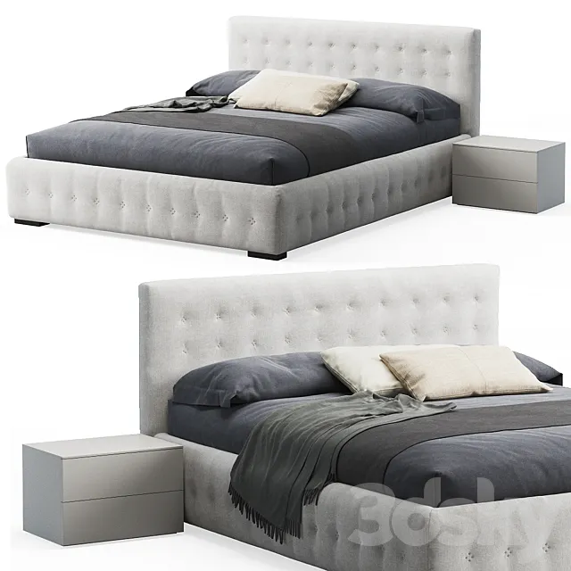 Milano Bedding Phuket bed 3D Model Milano Bedding Phuket bed 3D Model