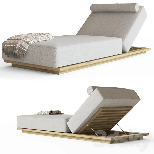 MILANO CHAISE 3D Model MILANO CHAISE 3D Model