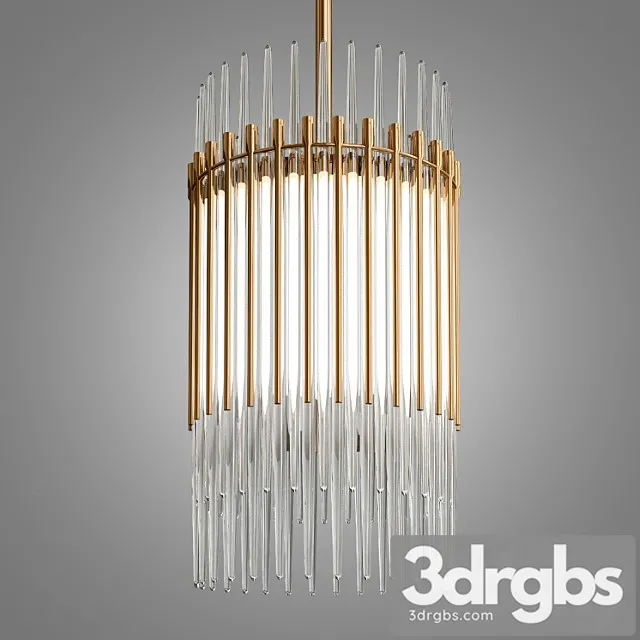 Milano Linear Chandelier 3D Model Download Milano Linear Chandelier 3D Model Download