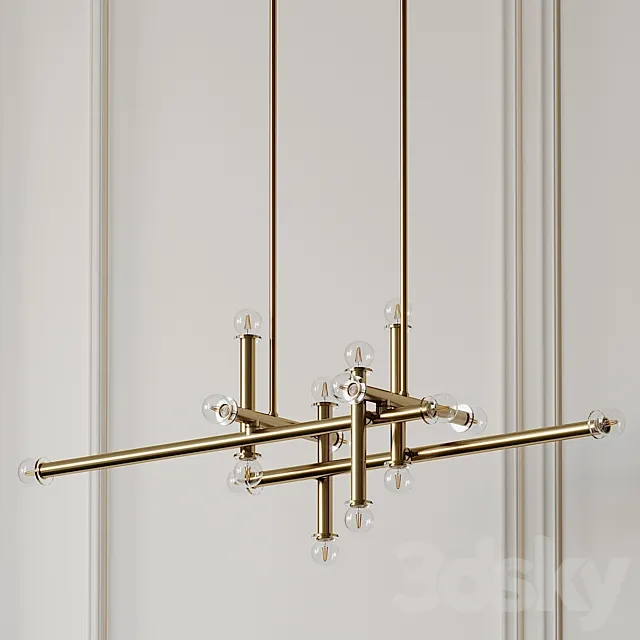 Milano Linear Suspension By Jonathan Adler 3D Model