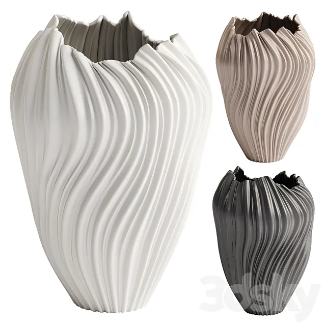 Milazzo Vase by Westwing Collection 3D Model