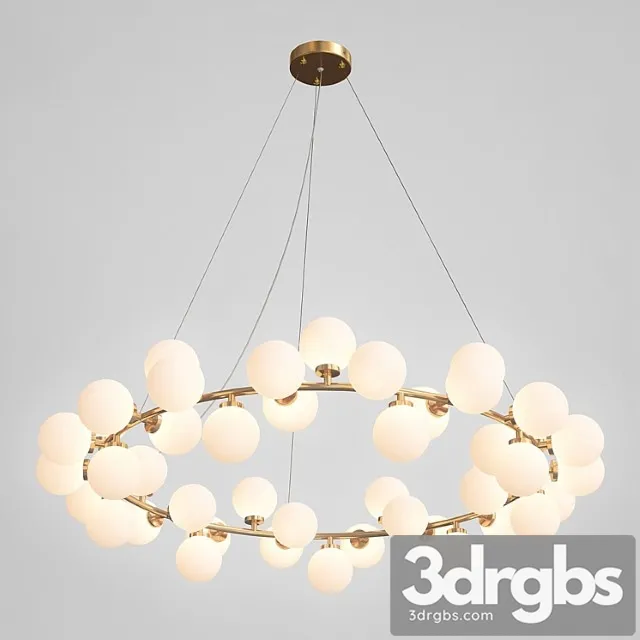 Milk bubble round chandelier 3D Model Download Milk bubble round chandelier 3D Model Download