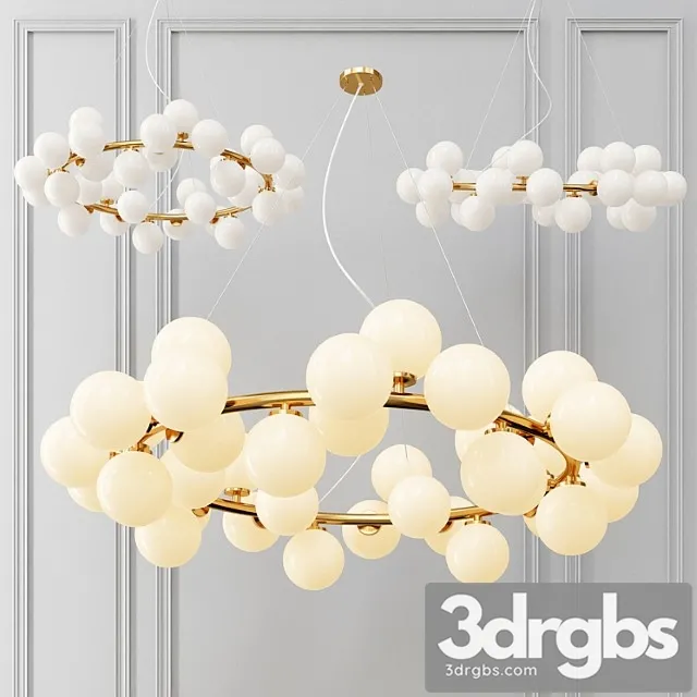 Milk bubble round chandelier Milk bubble round chandelier