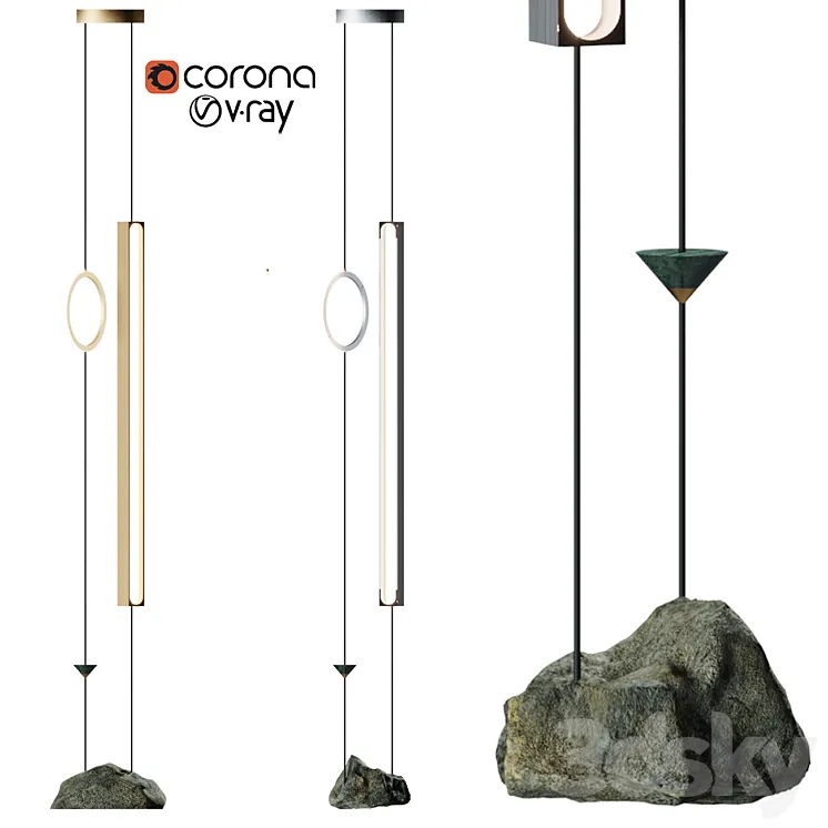 Milky Way Floor-to-ceiling Column 3D Model Free Download Milky Way Floor-to-ceiling Column 3D Model Free Download