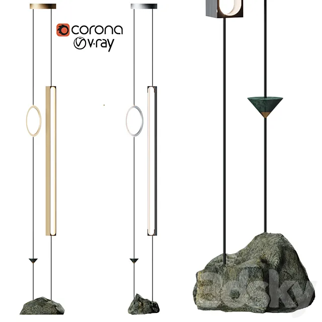 Milky Way Floor-to-ceiling Column 3DModel