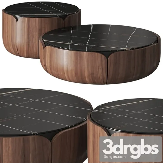 Milla & milli bloom coffee tables 2 3D Model Download