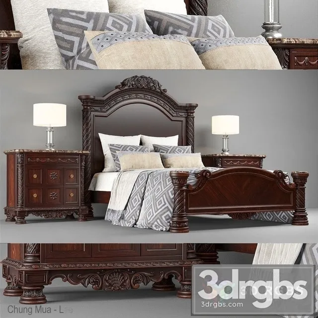 Millennium North Shore Bed 3D Model Download