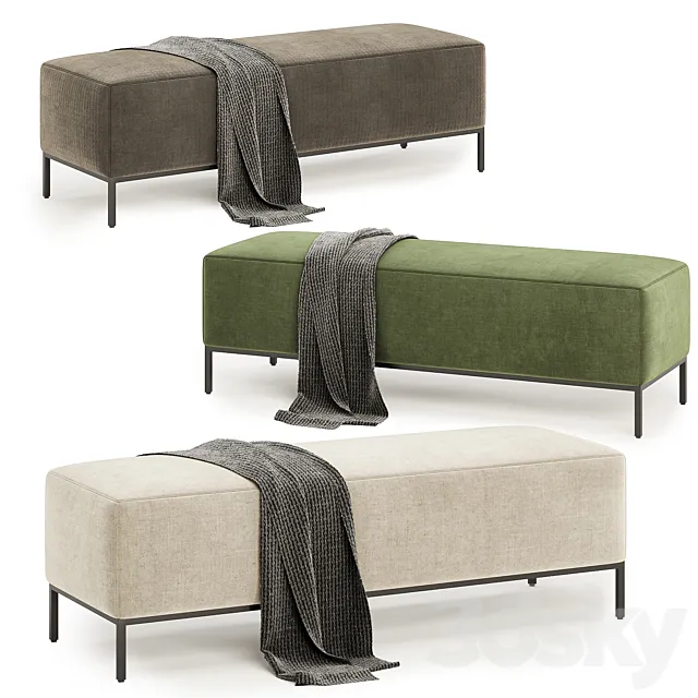 miller bench 3D Model miller bench 3D Model