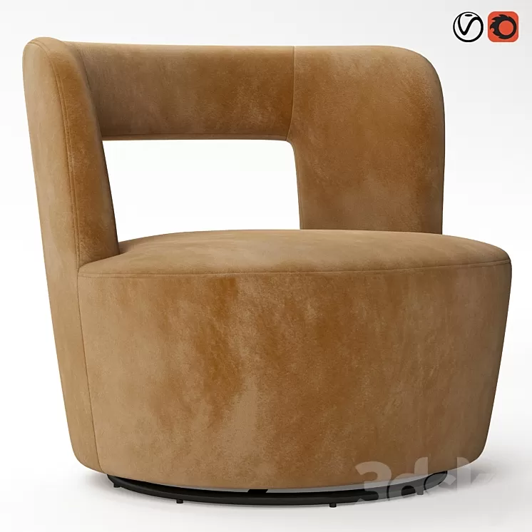 Millie Swivel Chair 3D Model Free Download