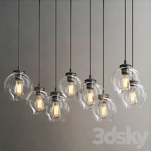 Milo chandelier 3D Model