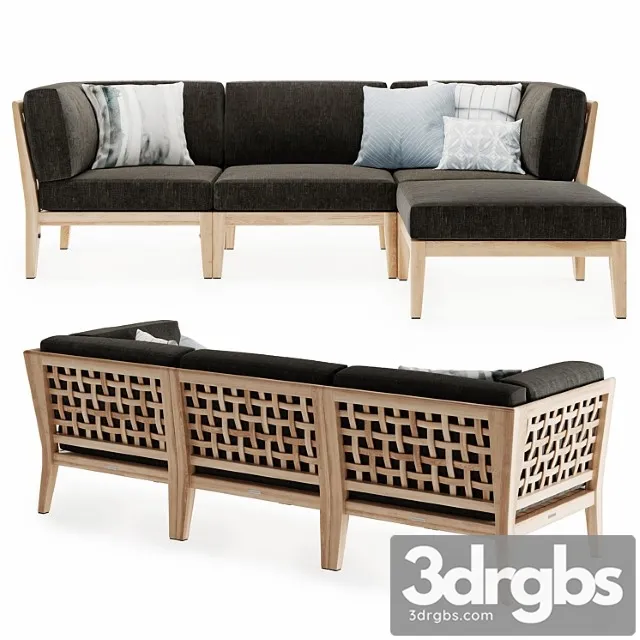 Milton outdoor modular sofa Milton outdoor modular sofa