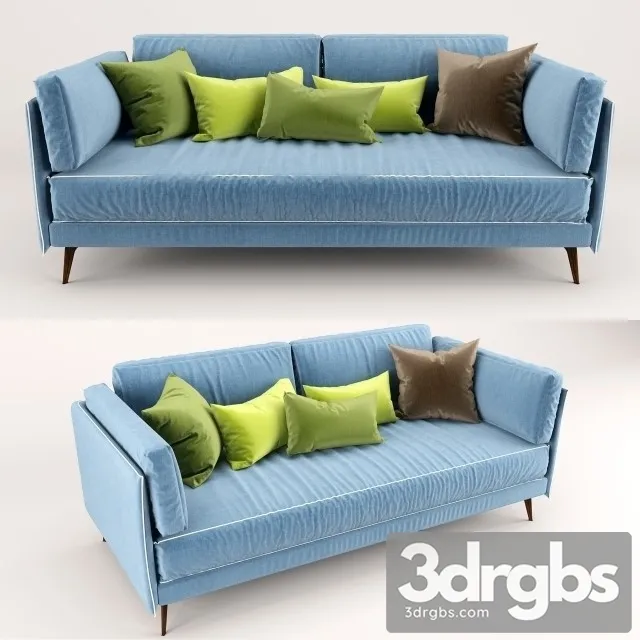 Milton Sofa 3D Model Download
