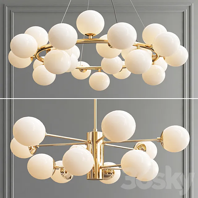 Mimosa & Karrington Chandelier 3DModel