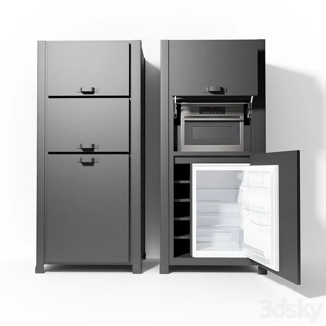 Minacciolo Mina Columns 3D Model