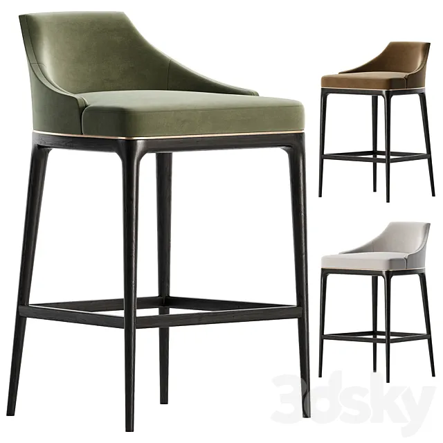 Mindel Bar stool by ASTER 3D Model Mindel Bar stool by ASTER 3D Model
