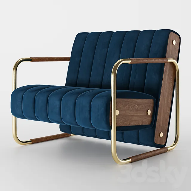 Minelli Essential home armchair 3D Model