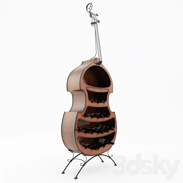 Mini-bar bass-2 3D Model Mini-bar bass-2 3D Model