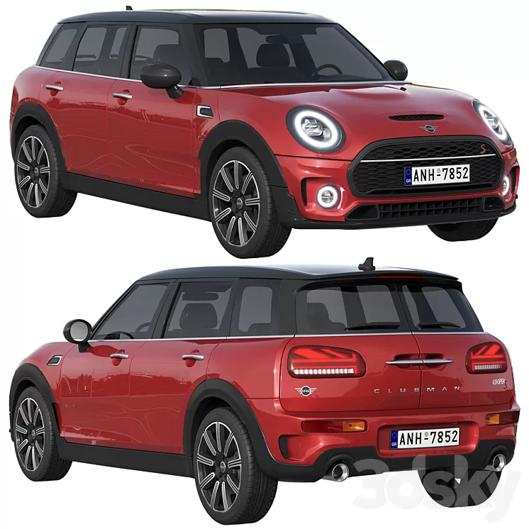 Mini Clubman 2022 3D Model Free Download