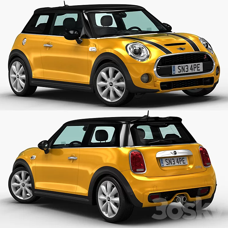 Mini Cooper S 3D Model