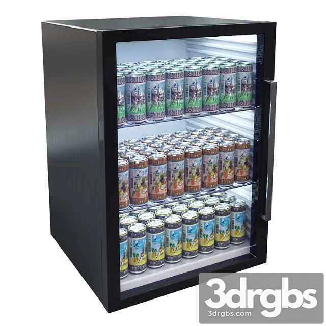Mini fridge 2 3D Model Download