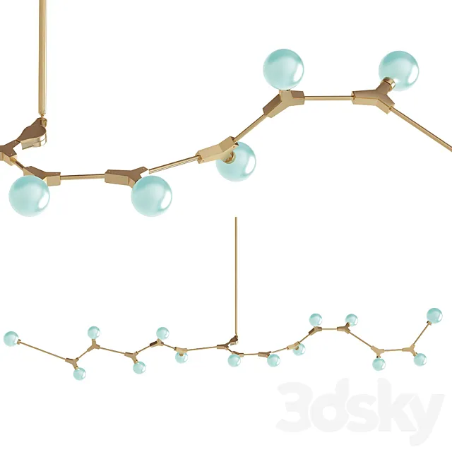 Mini-Globe Branching Bubble 3DModel