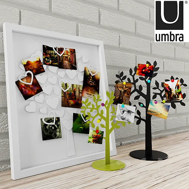 Mini holder for photos and photo frame LAUREL “love tree” 3DModel Mini holder for photos and photo frame LAUREL “love tree” 3DModel