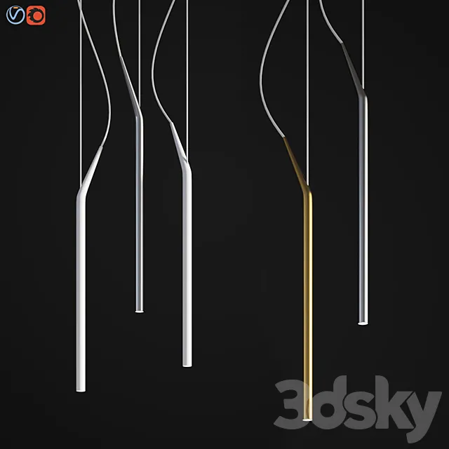 Mini Luceplan pendant 3D Model