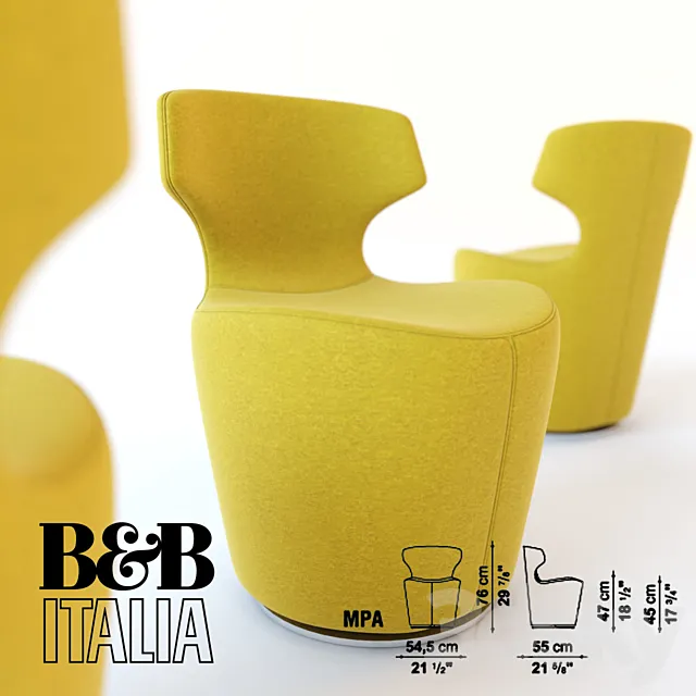 Mini Papilio Chair 3D Model