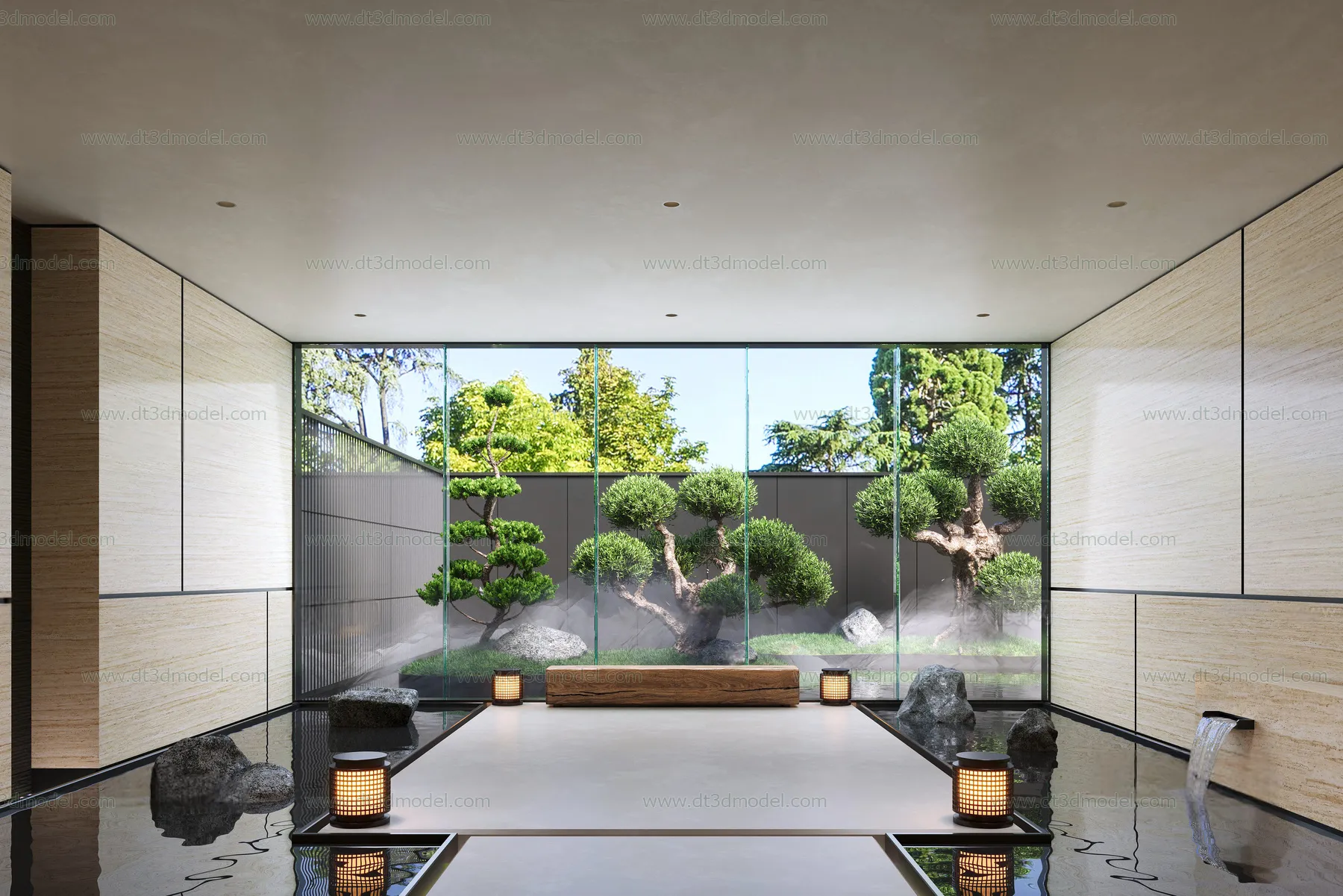 Miniature Garden 3D Scenes – Interior Plants – 013 – CORONA Render