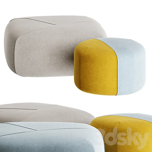 Miniforms FUROSHIKI | pouf 3DModel Miniforms FUROSHIKI | pouf 3DModel