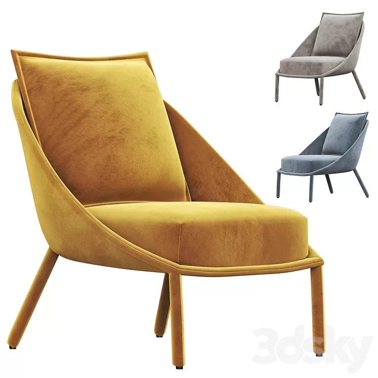 Miniforms lem armchair 3D Model Miniforms lem armchair 3D Model
