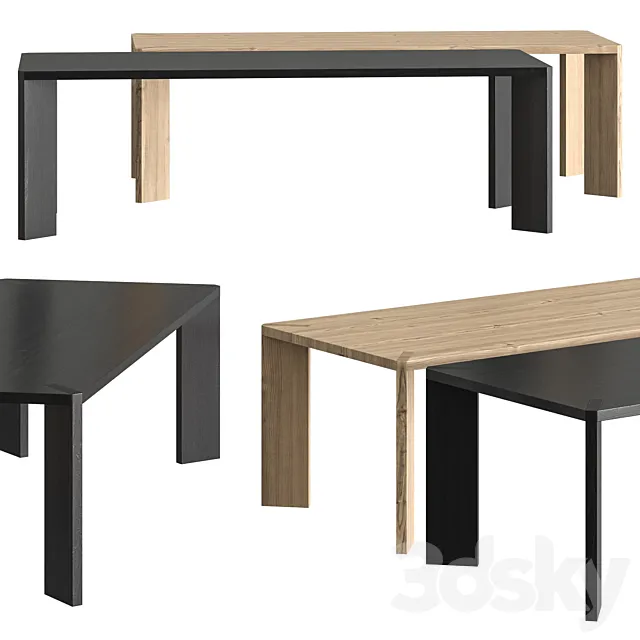 Miniforms Manero Dining Table 3D Model Miniforms Manero Dining Table 3D Model