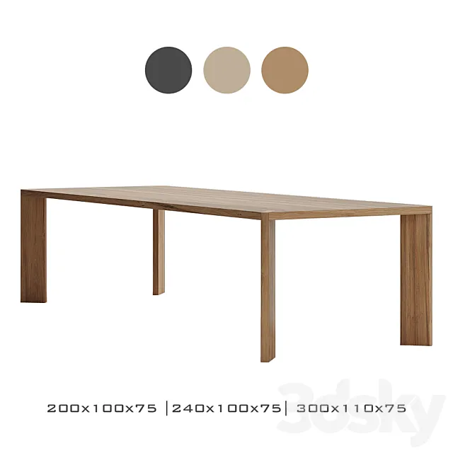 Miniforms manero table 3D Model